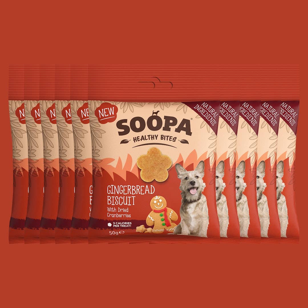 Soopa - Godbidder m. Peberkage smag - 50g.