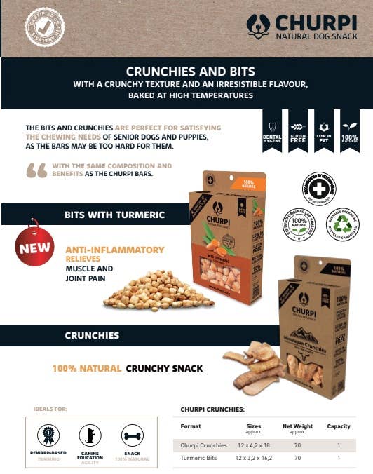 Churpi - Yak Crunchies - Treat til hunde