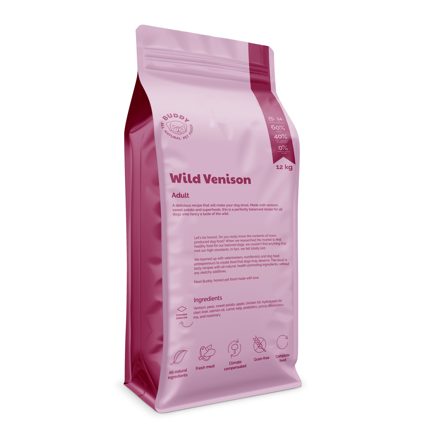 Buddy Pet Foods - Hundefoder - Vildt