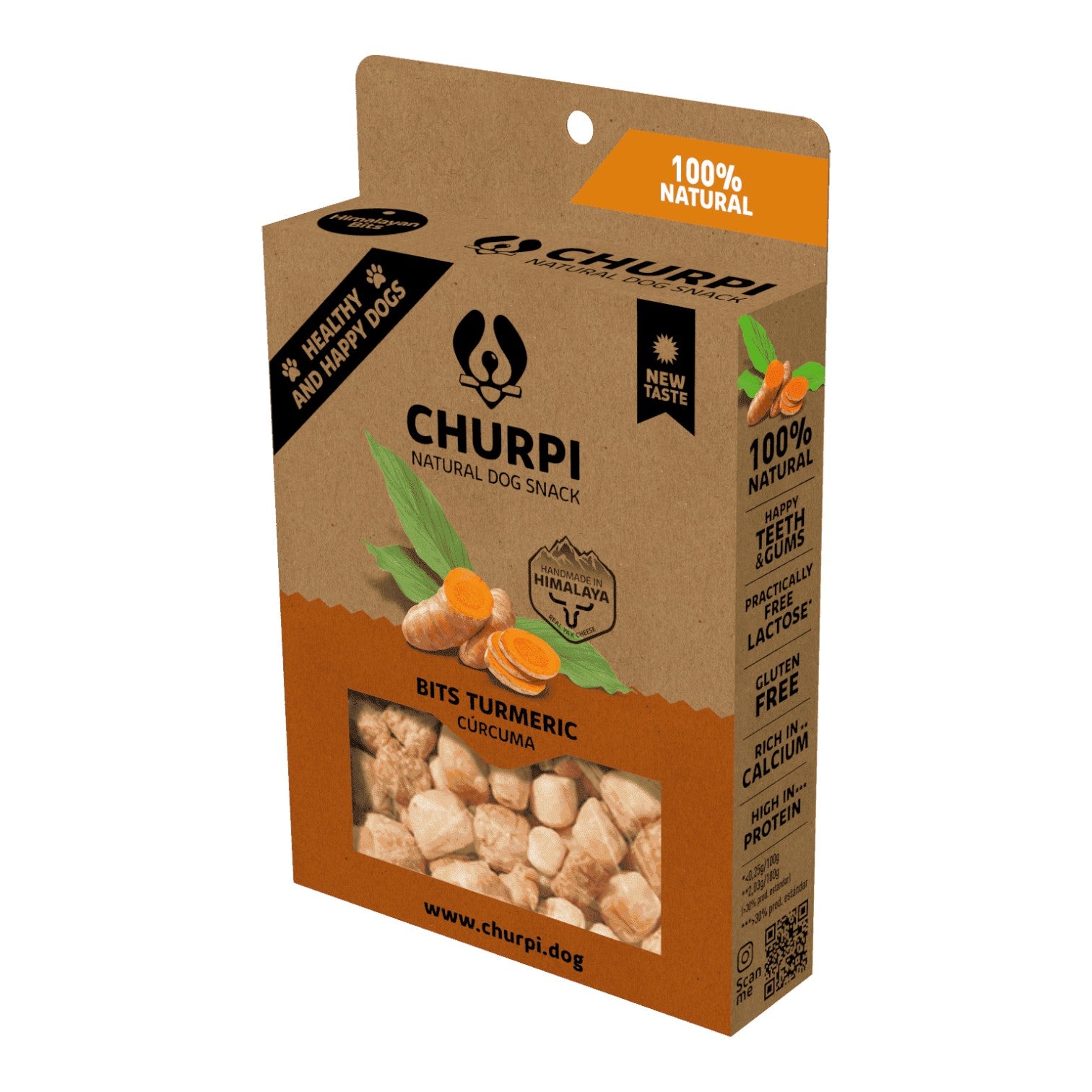 Churpi - Yak Bites m. Gurkemeje - Treat til hunde