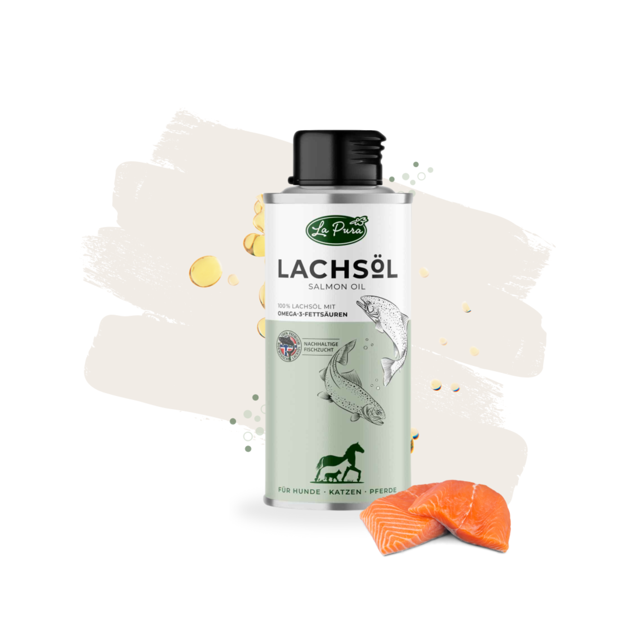 LaPura - Lakseolie - 250 ml