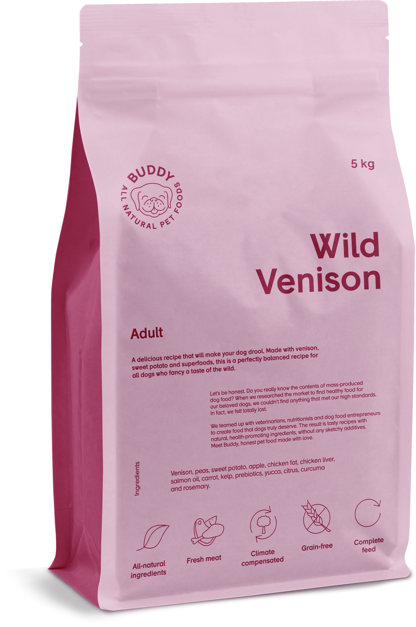 Buddy Pet Foods - Hundefoder - Vildt