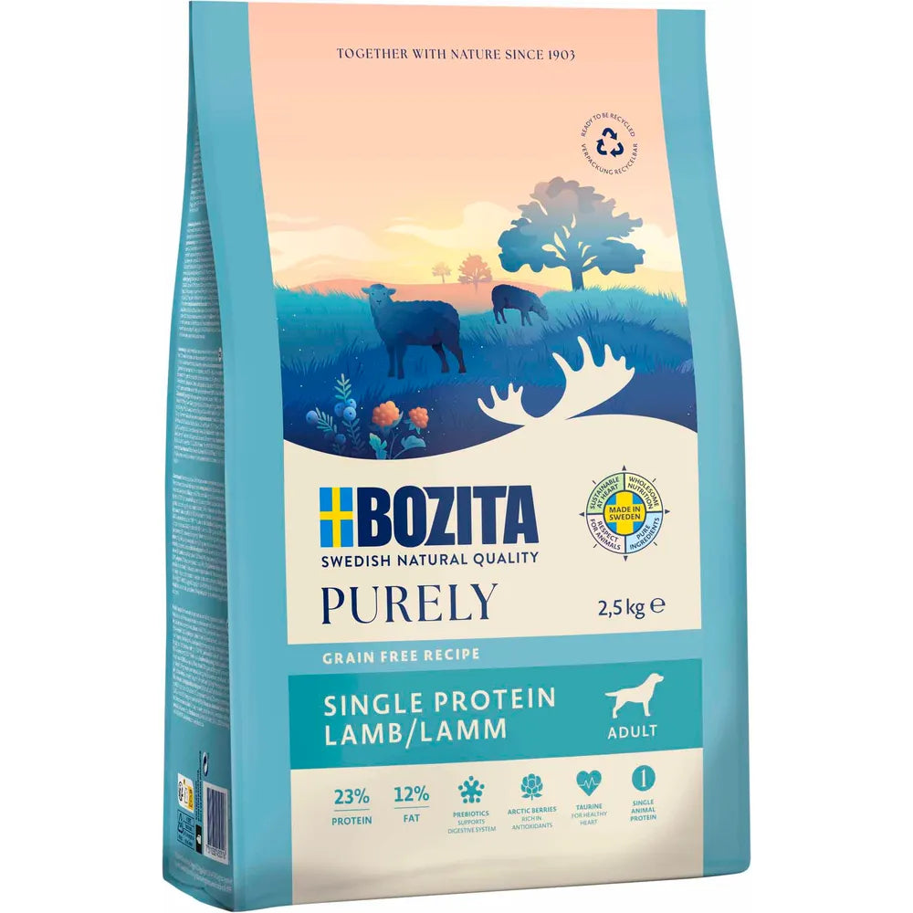 Bozita - Purely - Adult m. Lam - 2,5kg