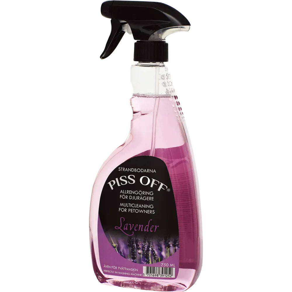 Piss Off – Spray til fjernelse af dyreurin og lugt – Lavendel - 750 ml