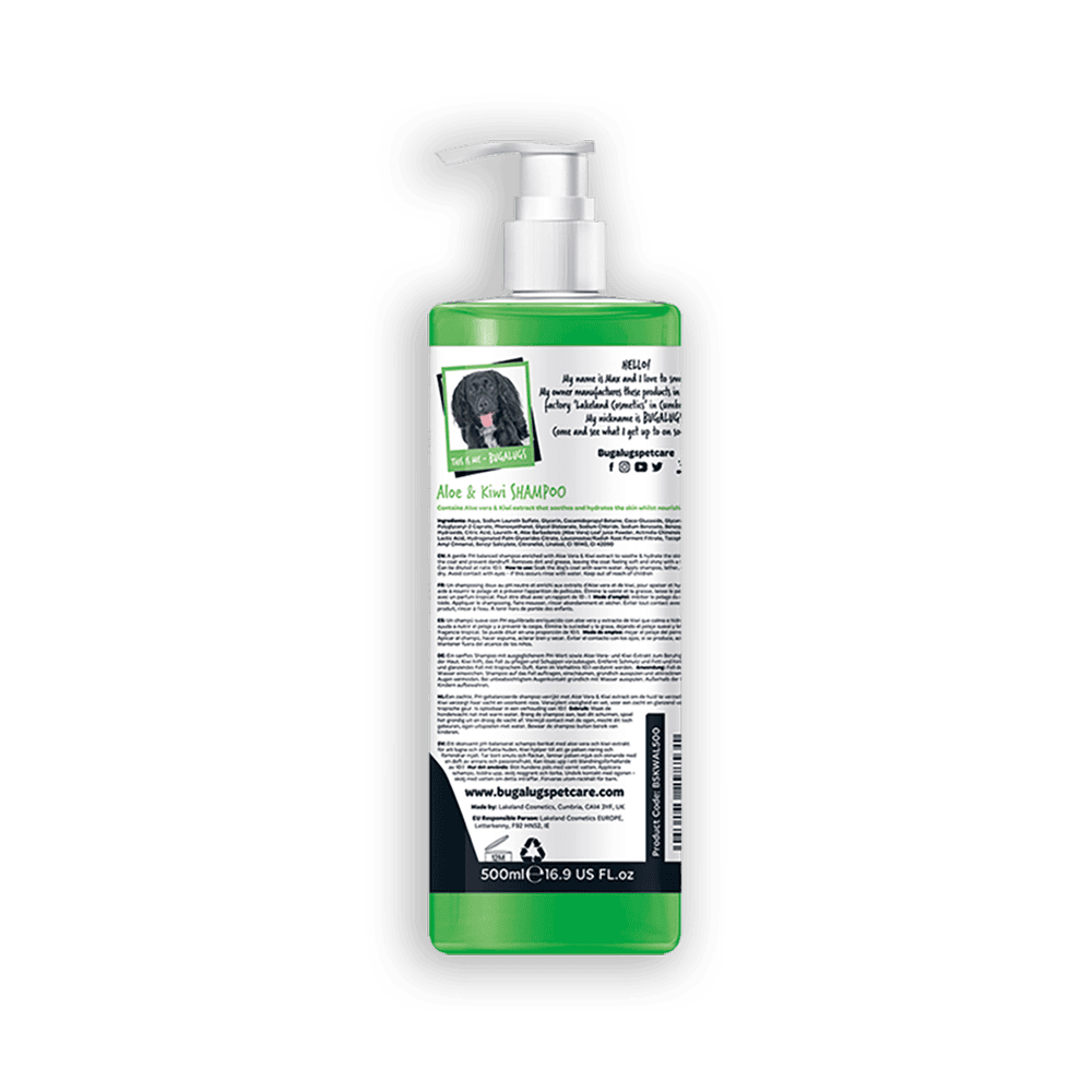 Bugalugs - Shampoo - Aloe Vera & Kiwi - 500ml