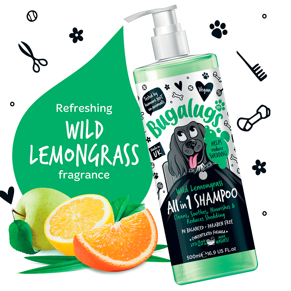 Bugalugs - Shampoo - Citrongræs All in 1 - 500ml