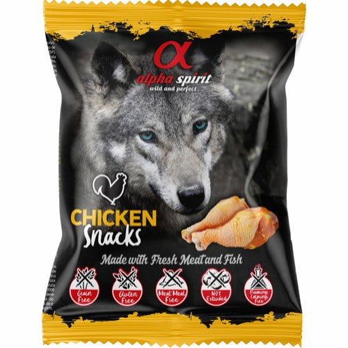 Alpha Spirit Snacks m. Kylling 50g