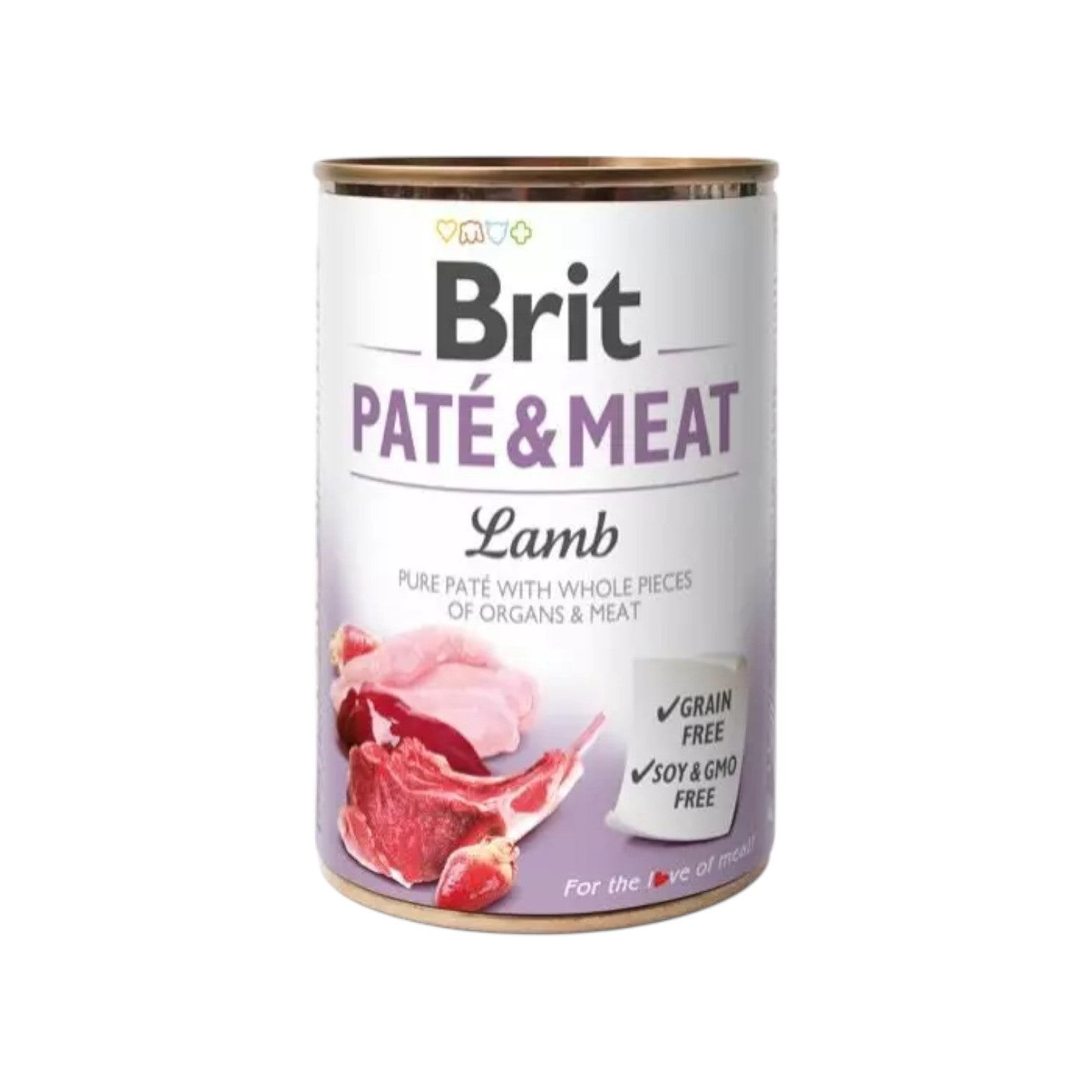 Brit - Patè & Meat - Vådfoder m. Lam 400g