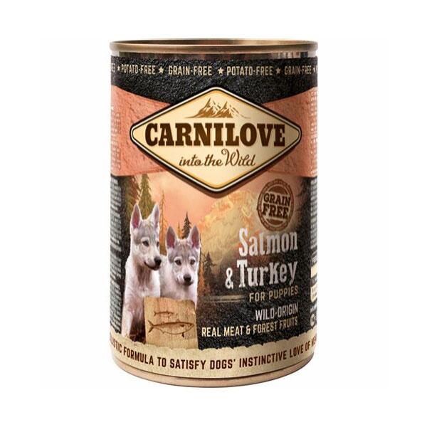 Carnilove Vådfoder m. Laks & Kalkun (Hvalp) 400g