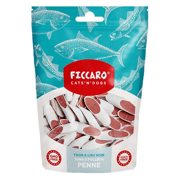 Ficcaro - Penne m. Tun & Sej - 100g