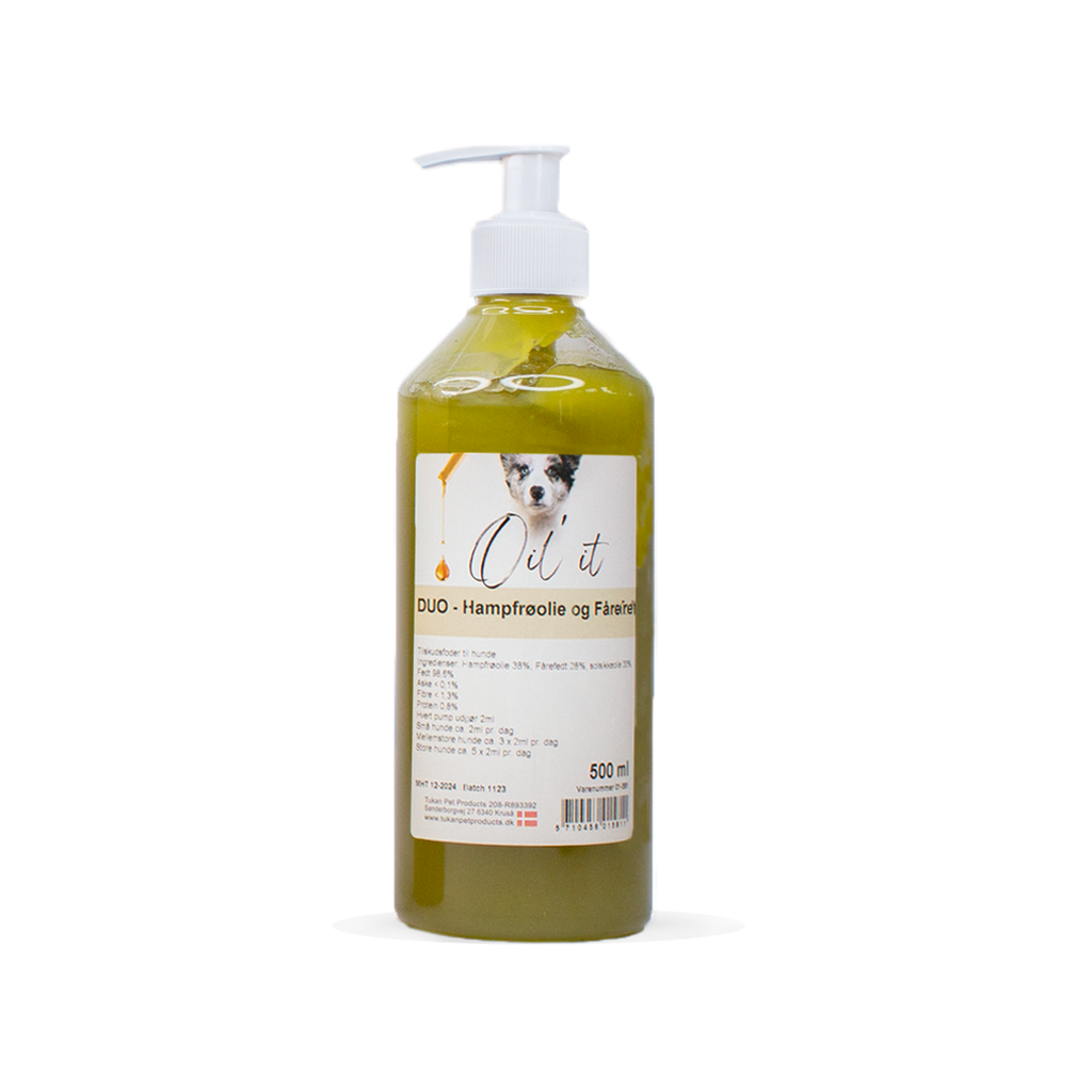 Oil'it - DUO Fårefedt & Hampfrøolie - 500ml