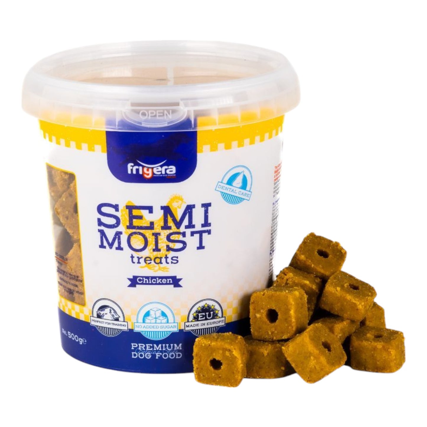Frigera - Semi-moist Treats m. Kylling - 500g
