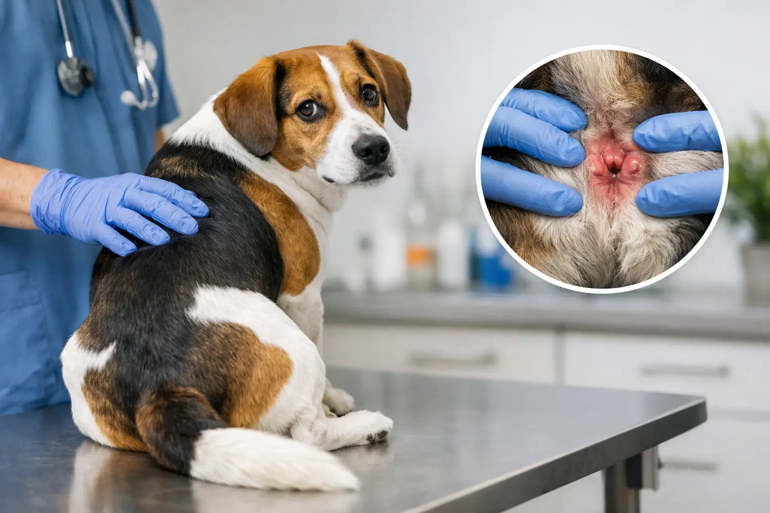 Hvorfor får hunde problemer med analkirtlerne?