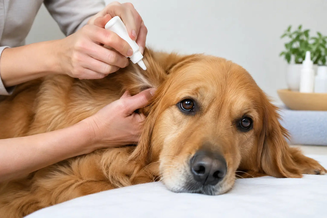 Bedste øredråber til hunde - sådan vælger du