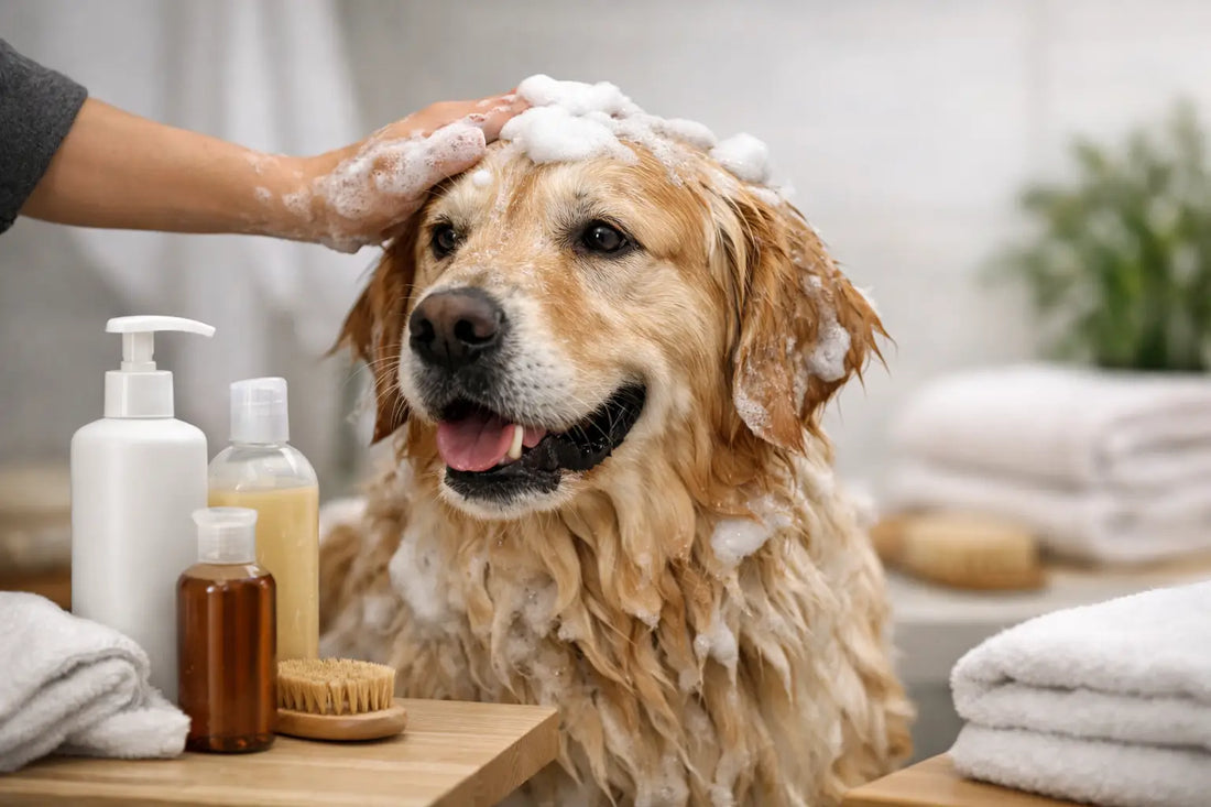 Bedste shampoo til hund - sådan vælger du