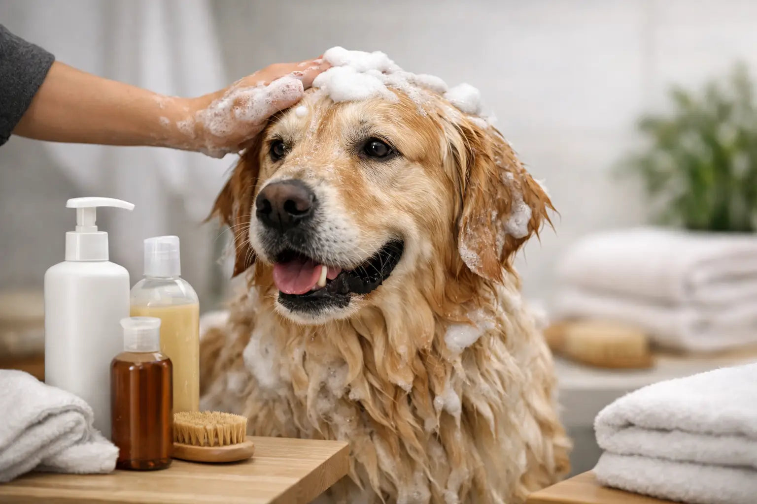 Bedste shampoo til hund - sådan vælger du
