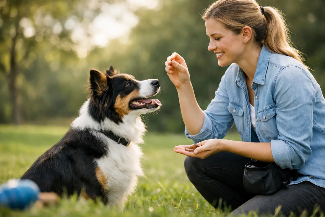 Eksempel på belønningsbaseret hundetræning