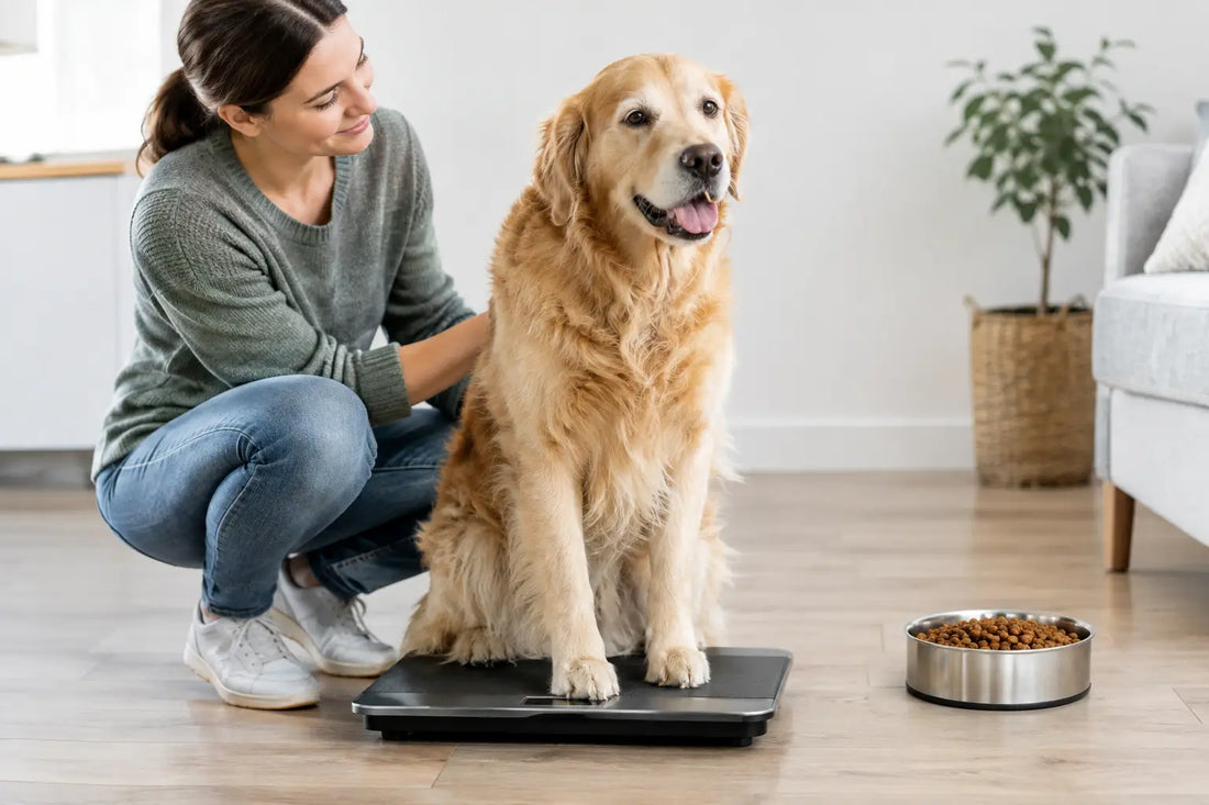 Eksempel på vægtkontrol af hund i hverdagen