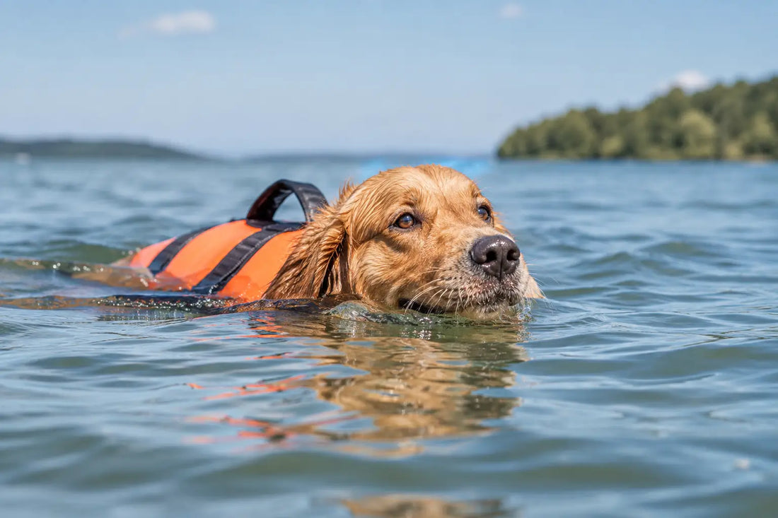 Må hunde svømme? Sådan gør du det trygt