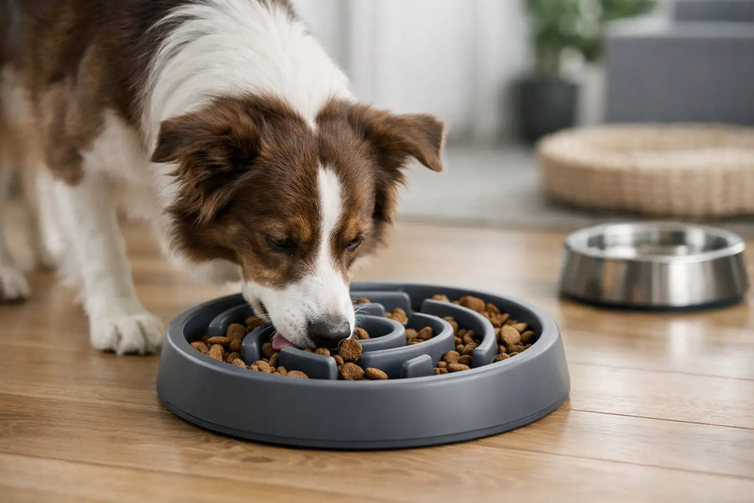 Anmeldelse af slowfeeder skål til hunde