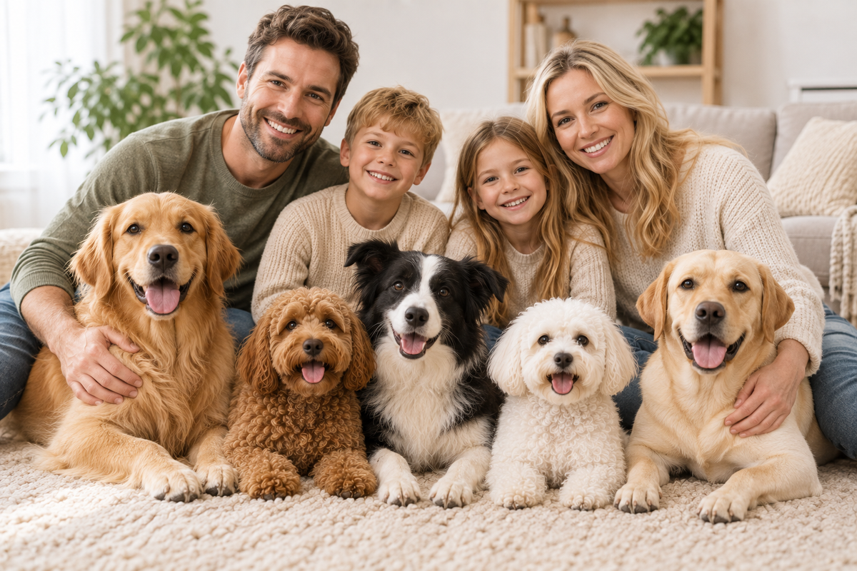 Bedste familiehund – hvilken hunderace passer til din familie?