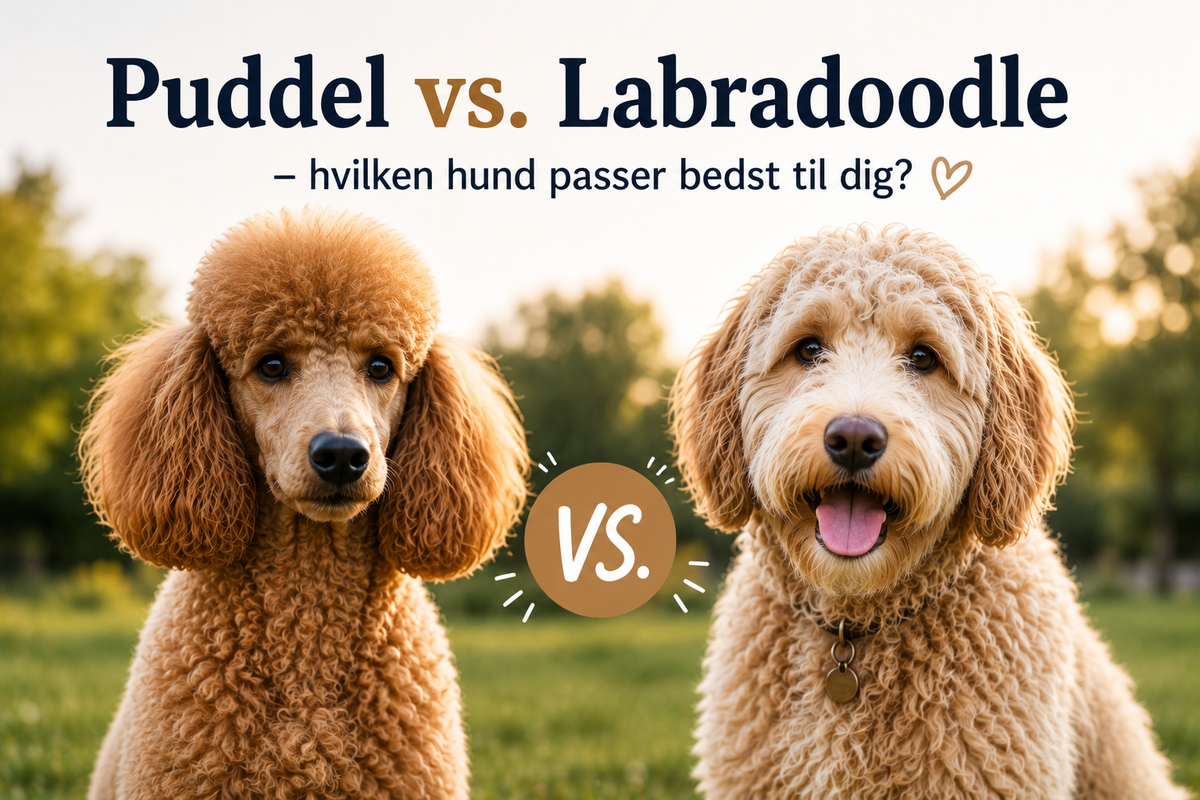 Puddel vs. Labradoodle – hvilken hund passer bedst til dig?