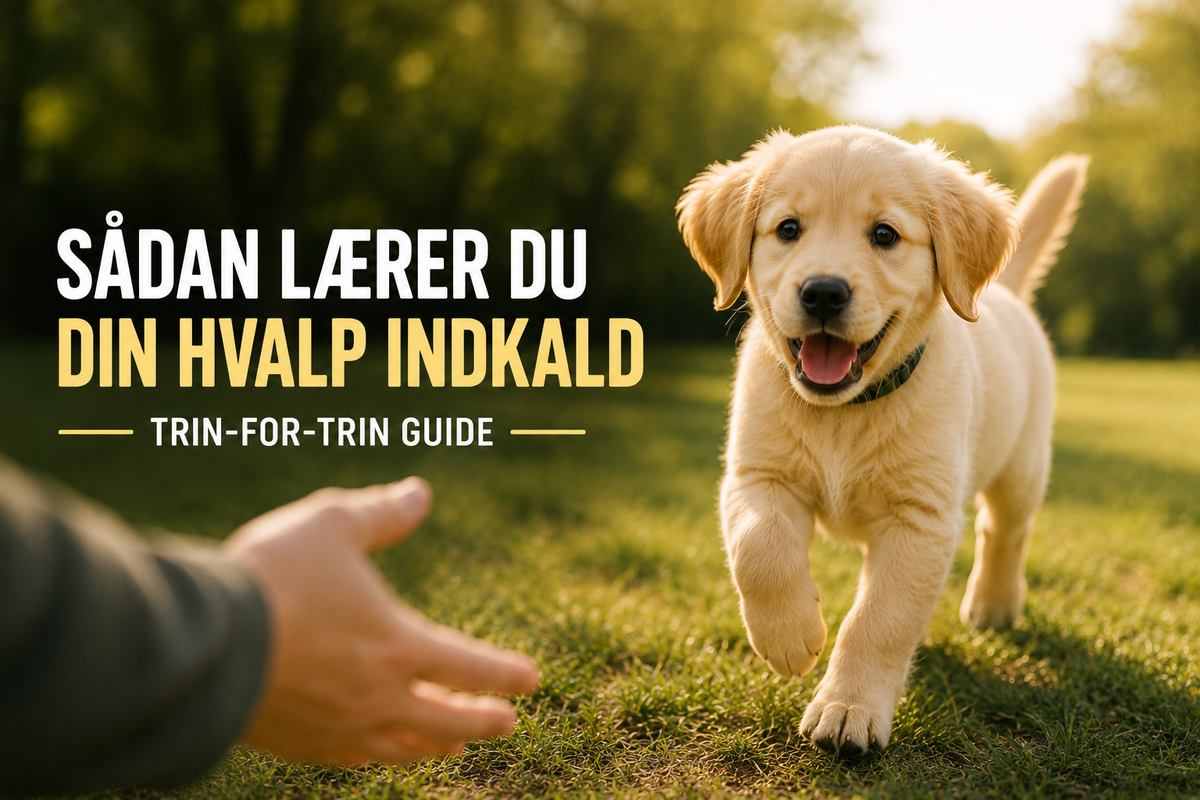 Sådan lærer du din hvalp indkald – trin-for-trin guide