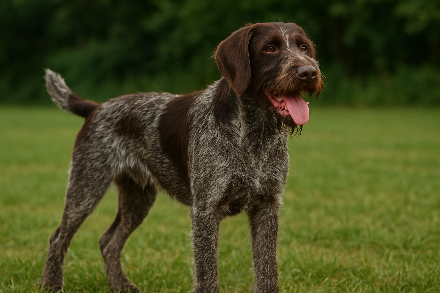 Ruhåret hønsehund