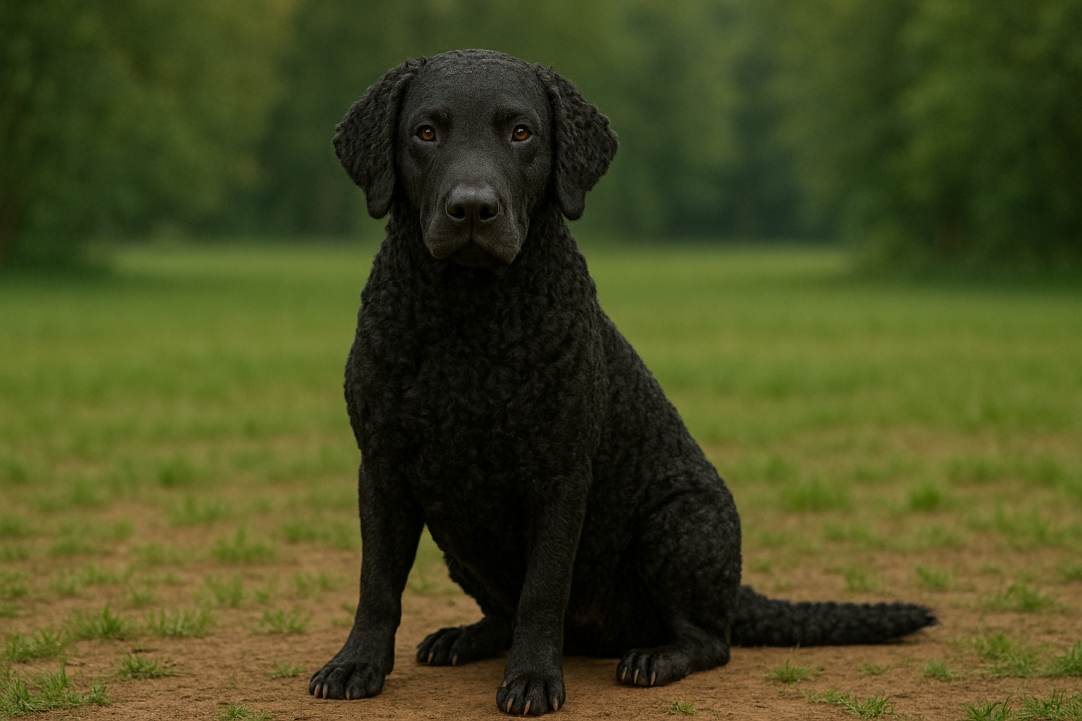 Curly coated retriever