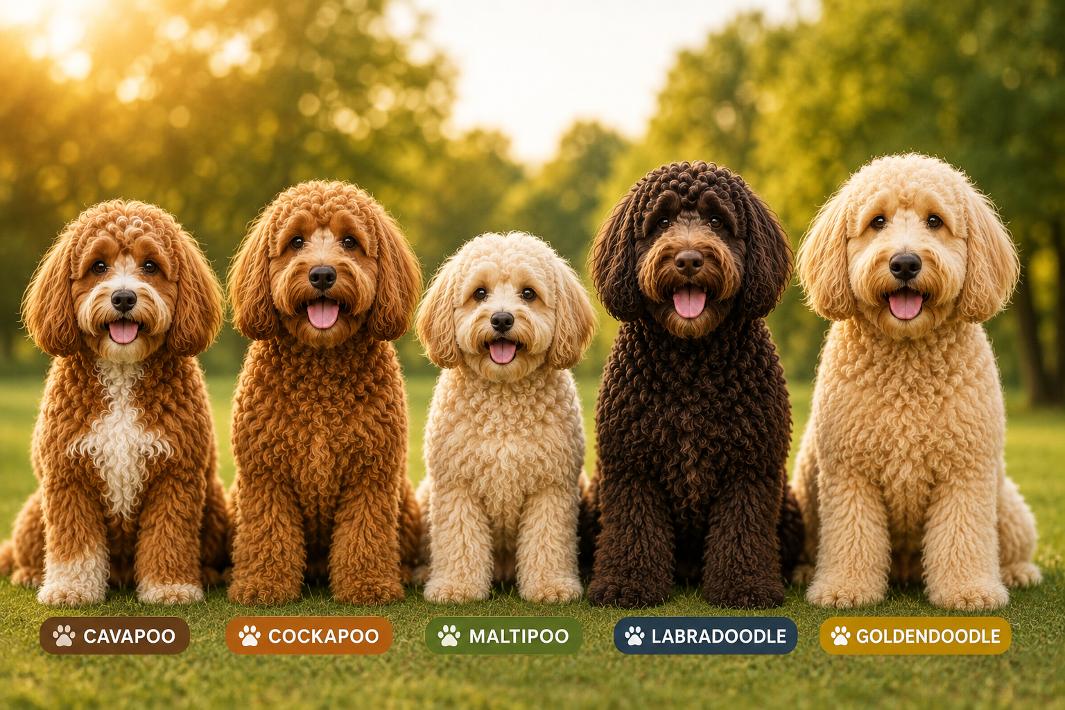 Doodle hunde – komplet guide til Cavapoo, Cockapoo, Maltipoo, Labradoodle og Goldendoodle