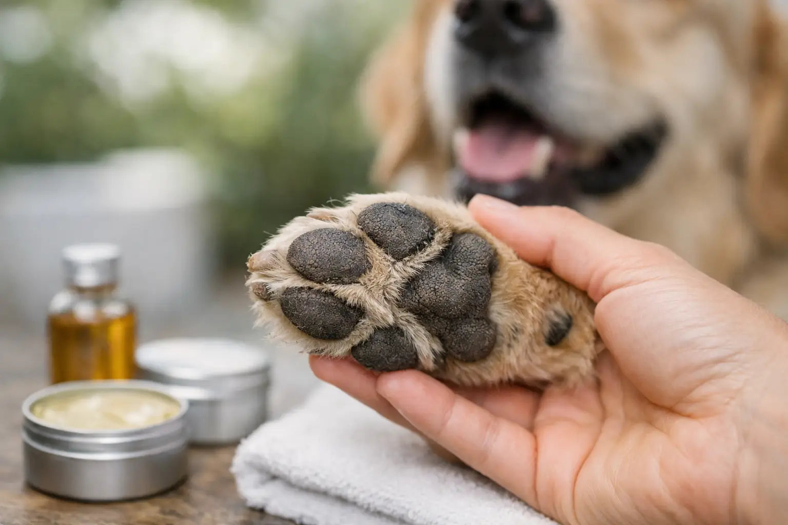 Potepleje til ru trædepuder hos hunde