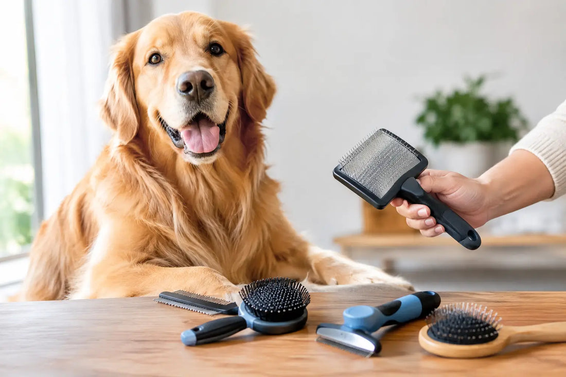 Sådan vælger du hundebørste til din hund