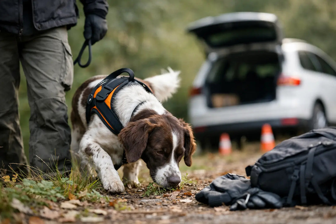 Sådan lærer hunden at søge effektivt