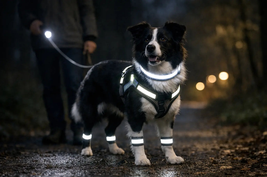 Refleksudstyr til hund der virker i mørket