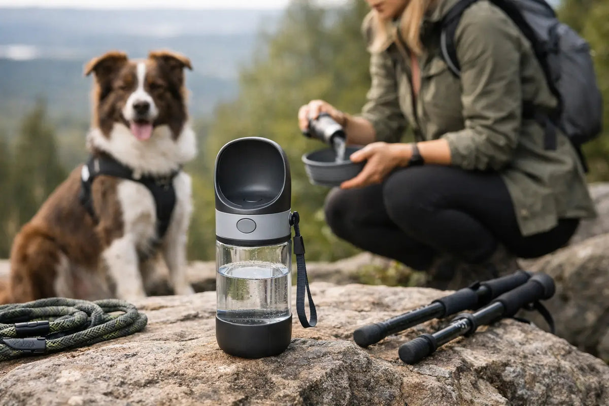 Drikkeflaske til hundetur - sådan vælger du