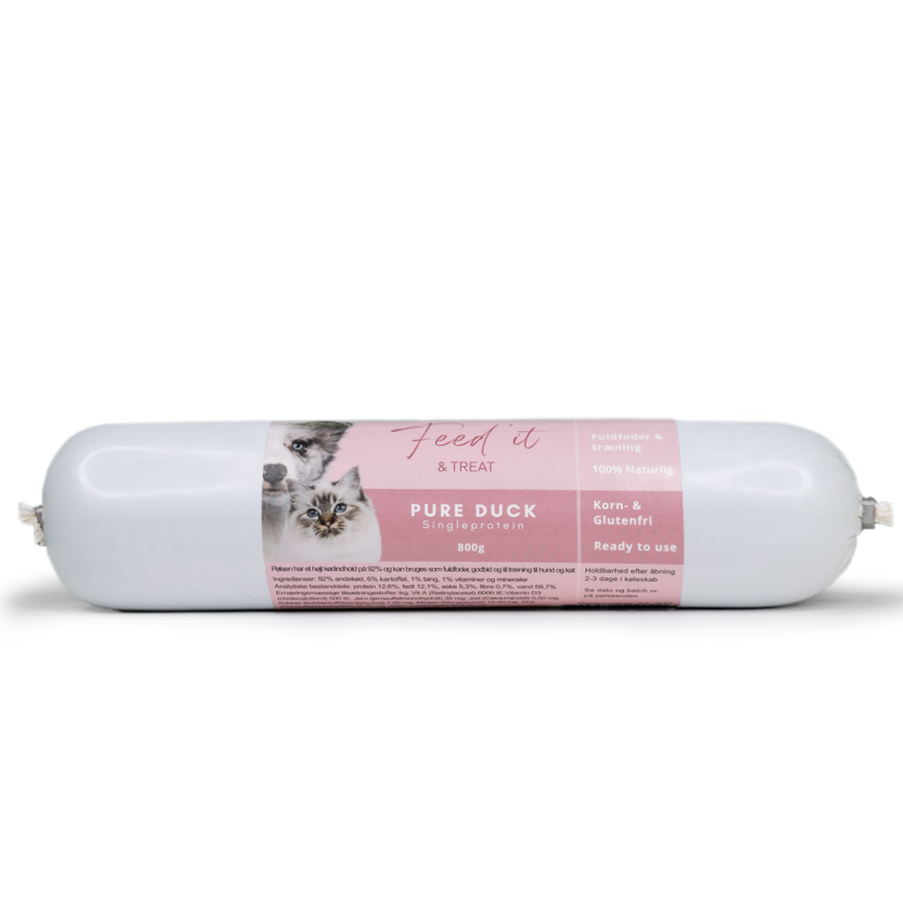 Feed'it - Foderpølse m. And -  800g