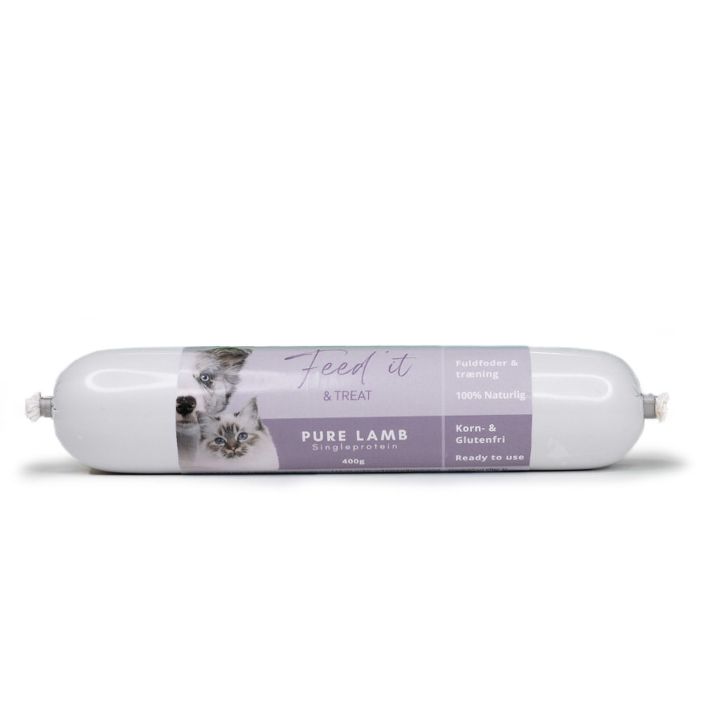 Feed'it - Foderpølse m. Lam -  400g