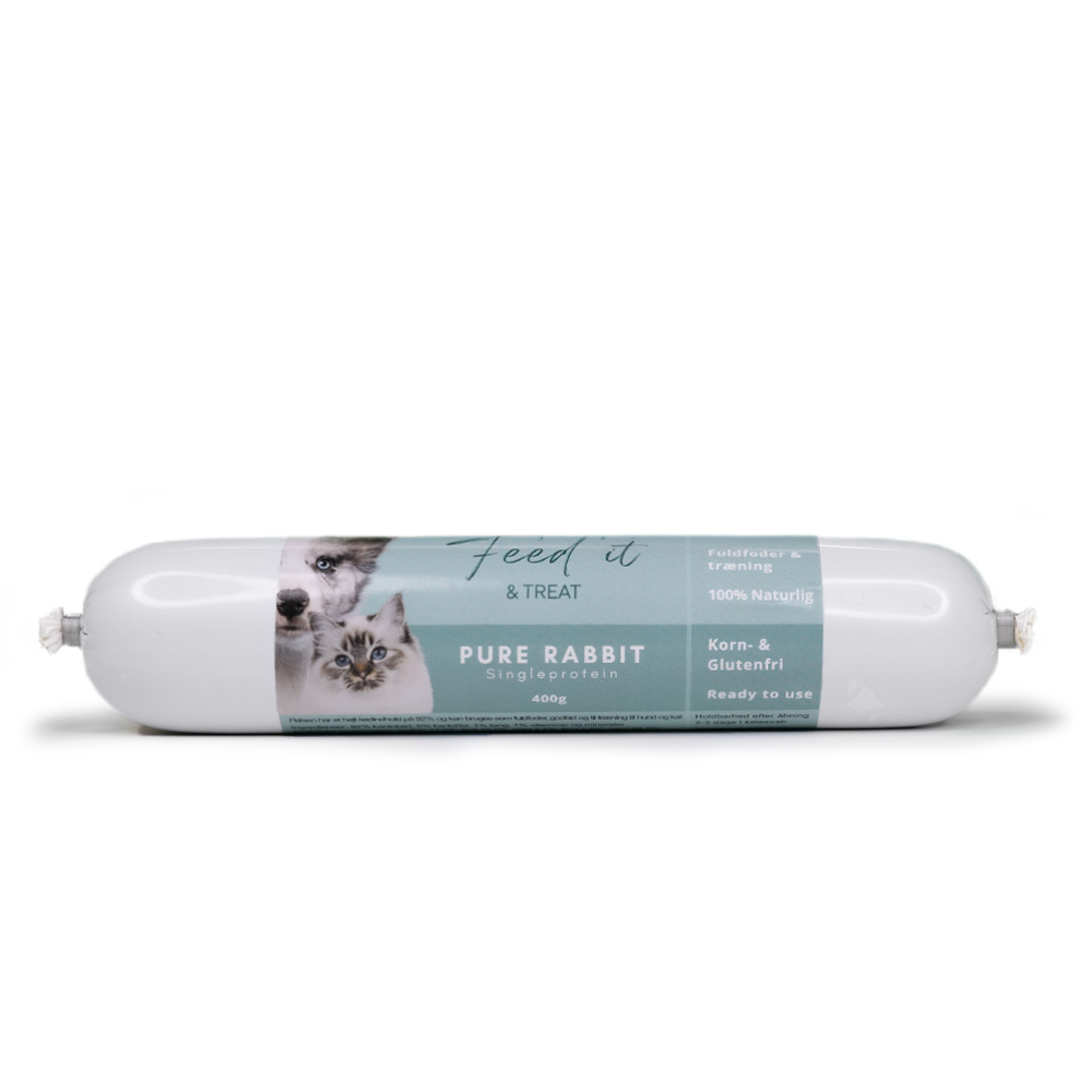 Feed'it - Foderpølse m. Kanin -  400g