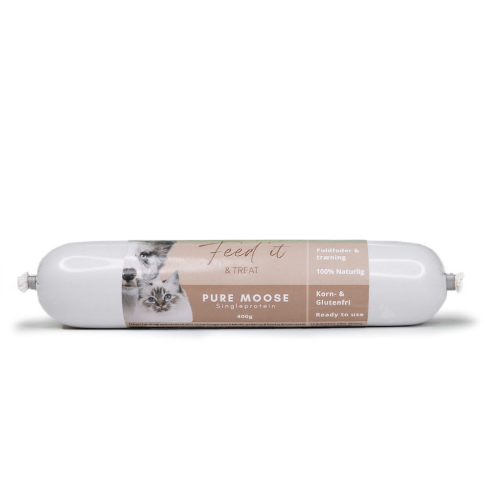 Feed'it - Foderpølse m. Elg -  400g