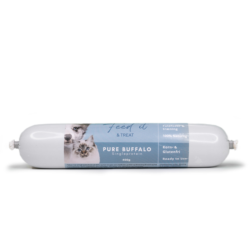 Feed'it - Foderpølse m. Bøffel -  400g