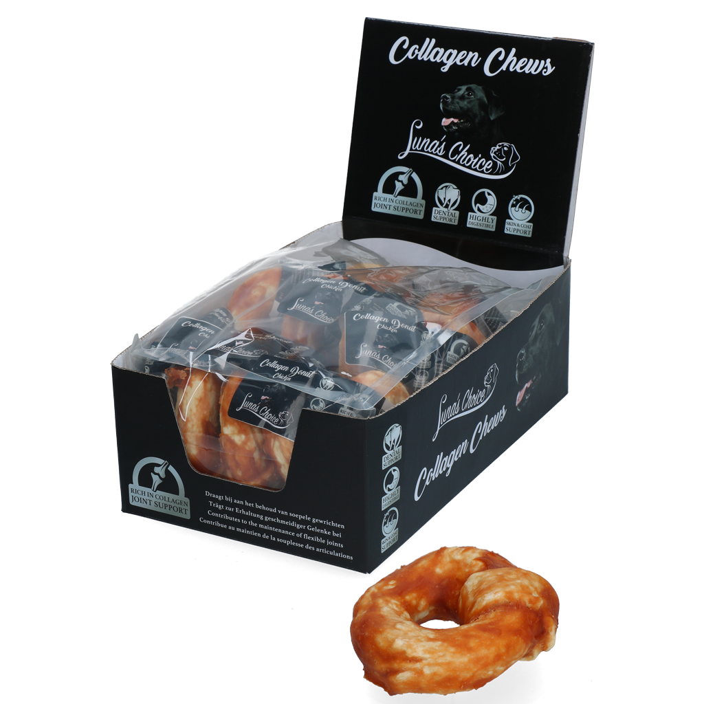 Luna's Choice - Tyggedonut m. Kylling & Collagen