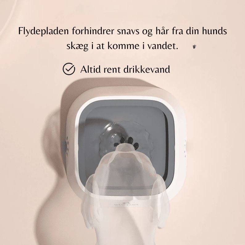 Anti splash Vandskål - Grå