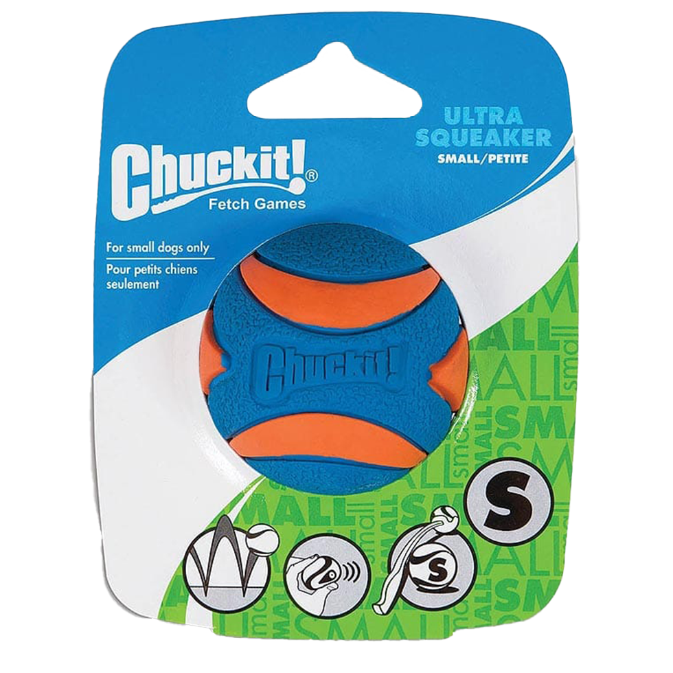 Chuck'it - Ultra Squeaker Ball - S 5cm - 1 stk.