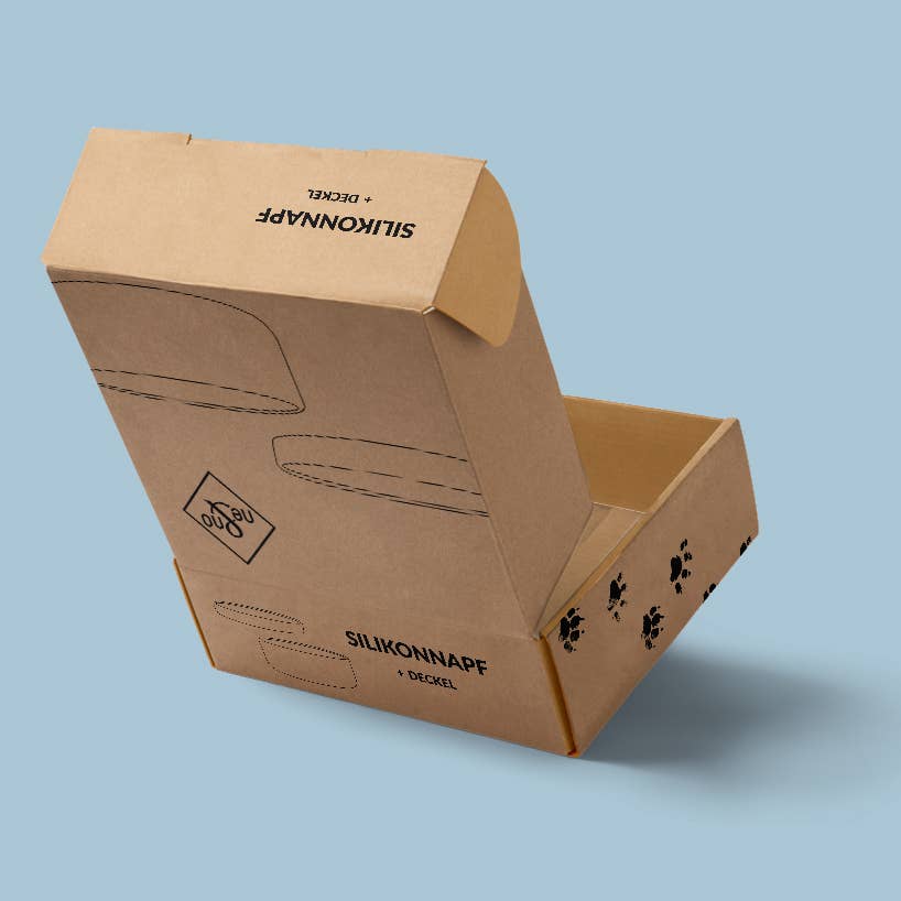 Ne&no® - Silikone-foderskål – Skridsikker – Lilla