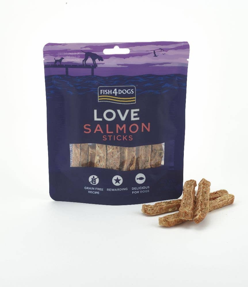 Fish4Dogs - Love - Lakse Sticks - 85 g