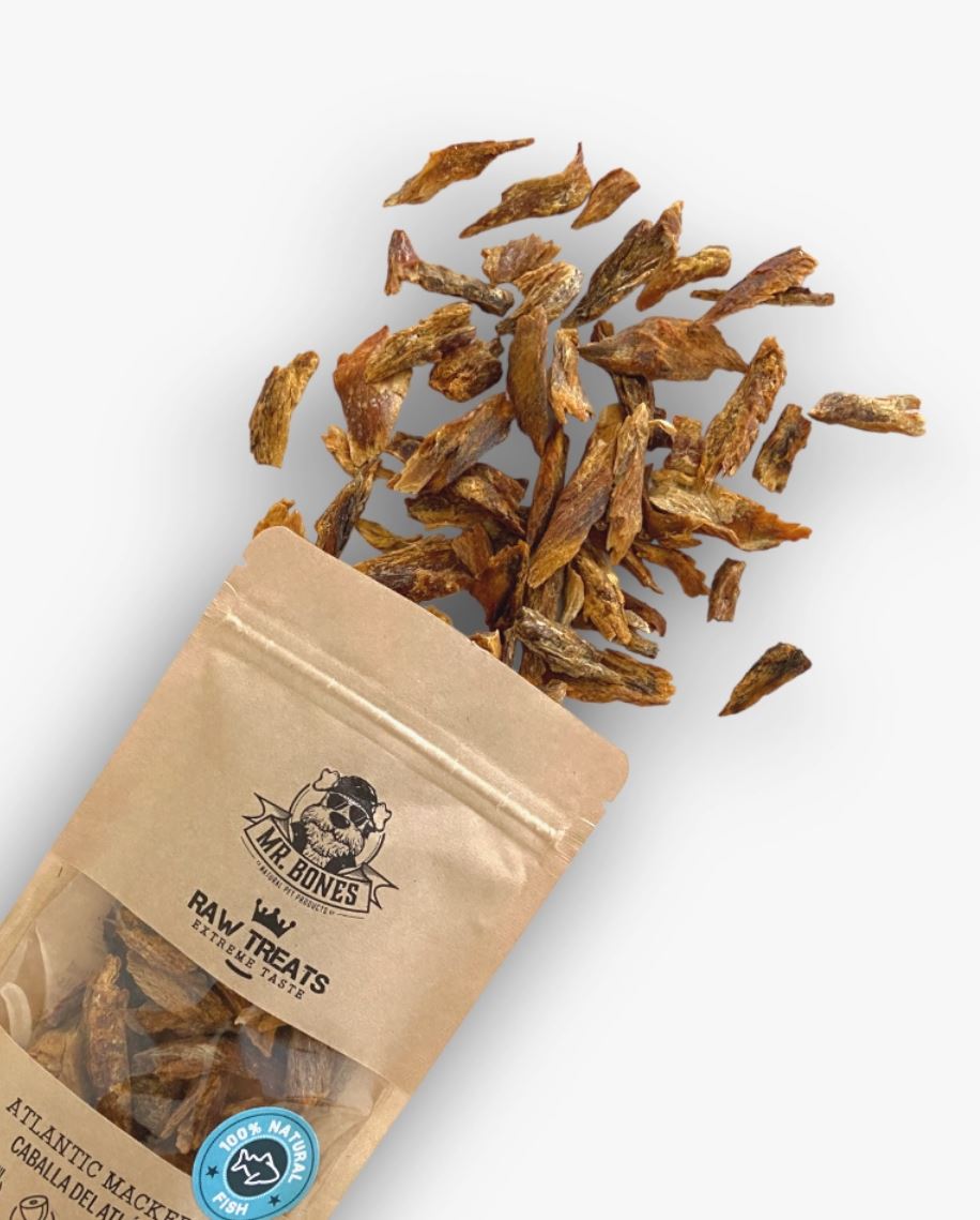 Atlantisk Makrel-strimler - Naturlige godbidder 45g ØKO