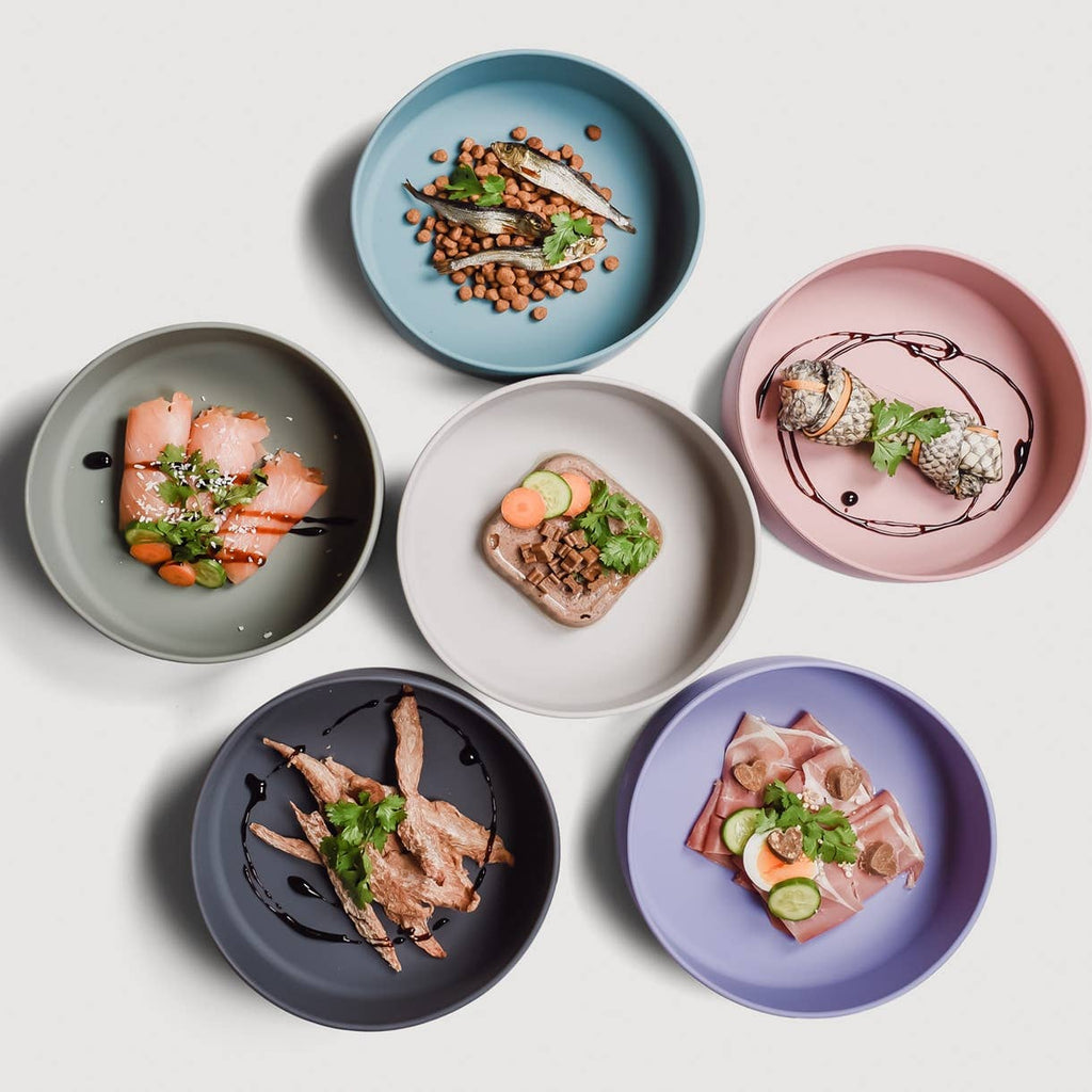 Ne&no® - Silikone-foderskål – Skridsikker – Lilla