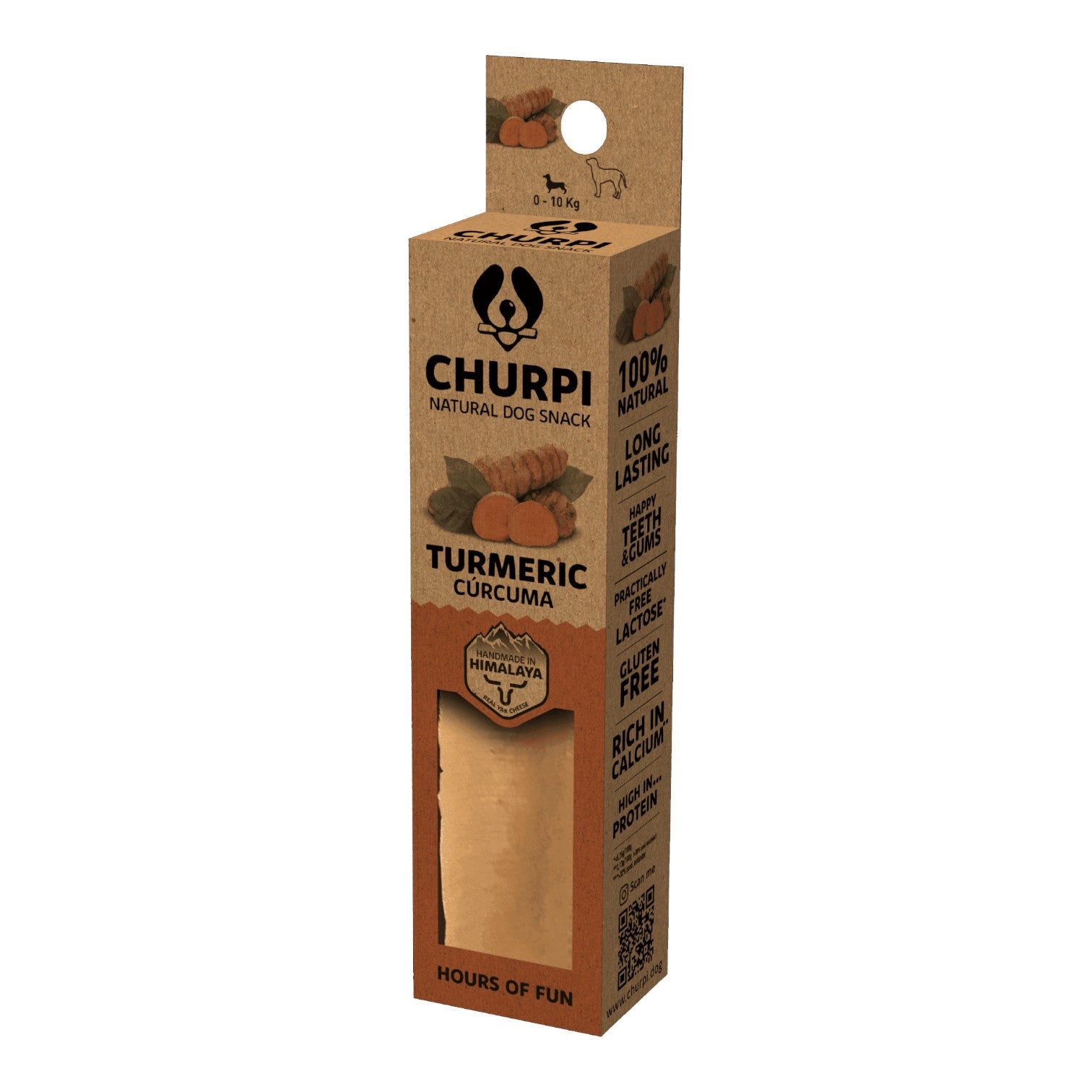 Churpi - Yak Tyggeben m. Gurkemeje - Str. Medium