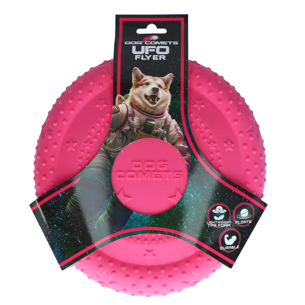 Dog Comets - UFO Flyer - Pink
