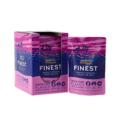 Fish4Dogs - Finest flakes - Hvidfisk m. Laks 100g